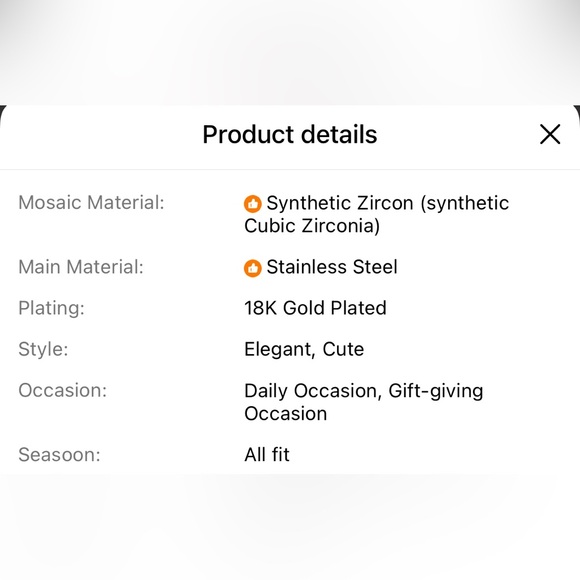 18K Gold Plated Dragonfly Pendant Necklace Adorned with Synthetic Zirconia -NIP - Picture 5 of 5